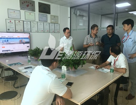 好运来工程师与肇庆食品厂负责人确认废水处理思路